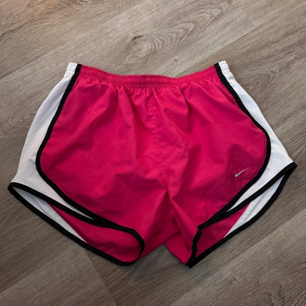 Nike Dri Fit Shorts Norts Pink White Medium